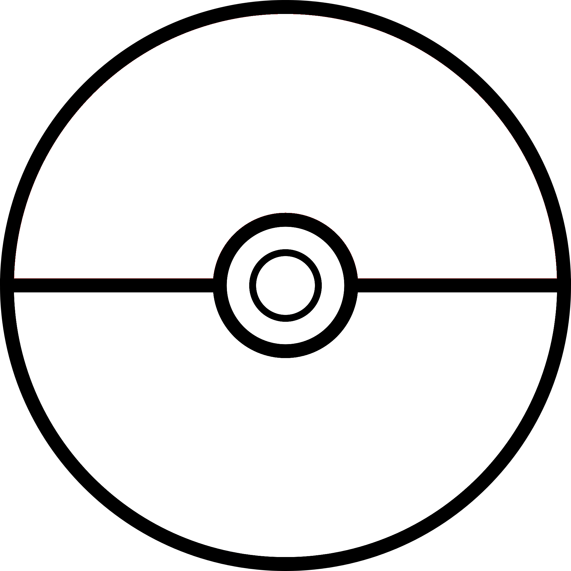 Pokeball kolorowanka do druku